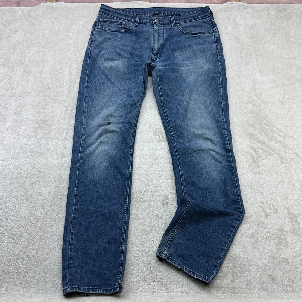 Levi's 559 Relaxed Straight Jeans Mens 36x36 Blue Faded Medium Wash Denim Pants